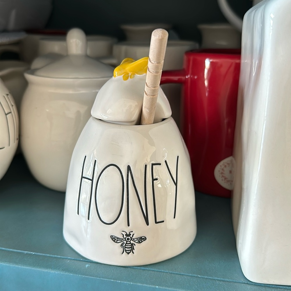 Rae Dunn honey jar NEW! Farmhouse kitchen home